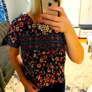 Loft medium floral blouse